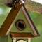 Glitzhome® 11.25" Vintage Green Distressed Wood Decorative Garden Birdhouse